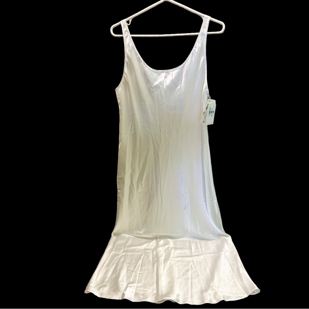 Natori White Chemise with Delicate Details M - Picture 2 of 12
